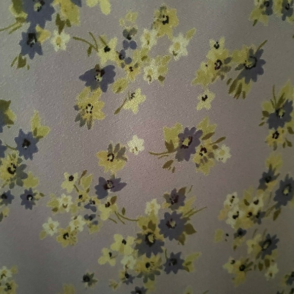 Tribal brand floral maxi skirt with lavender background stretch waist, size 10 - Picture 8 of 15